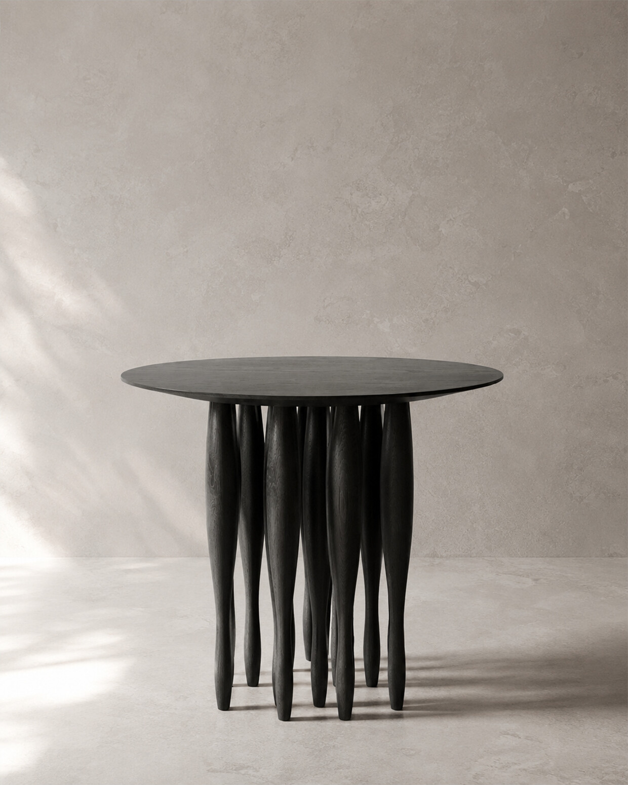 ARTHUR side table in brushed dark oak