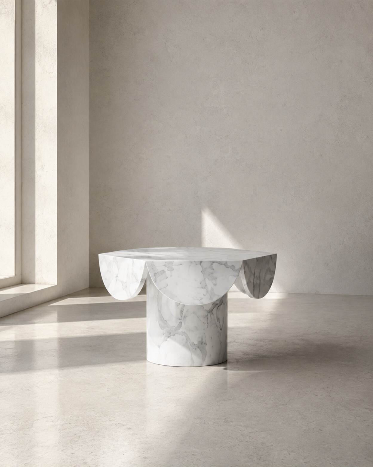 DANSEUSE sculptural stone side table