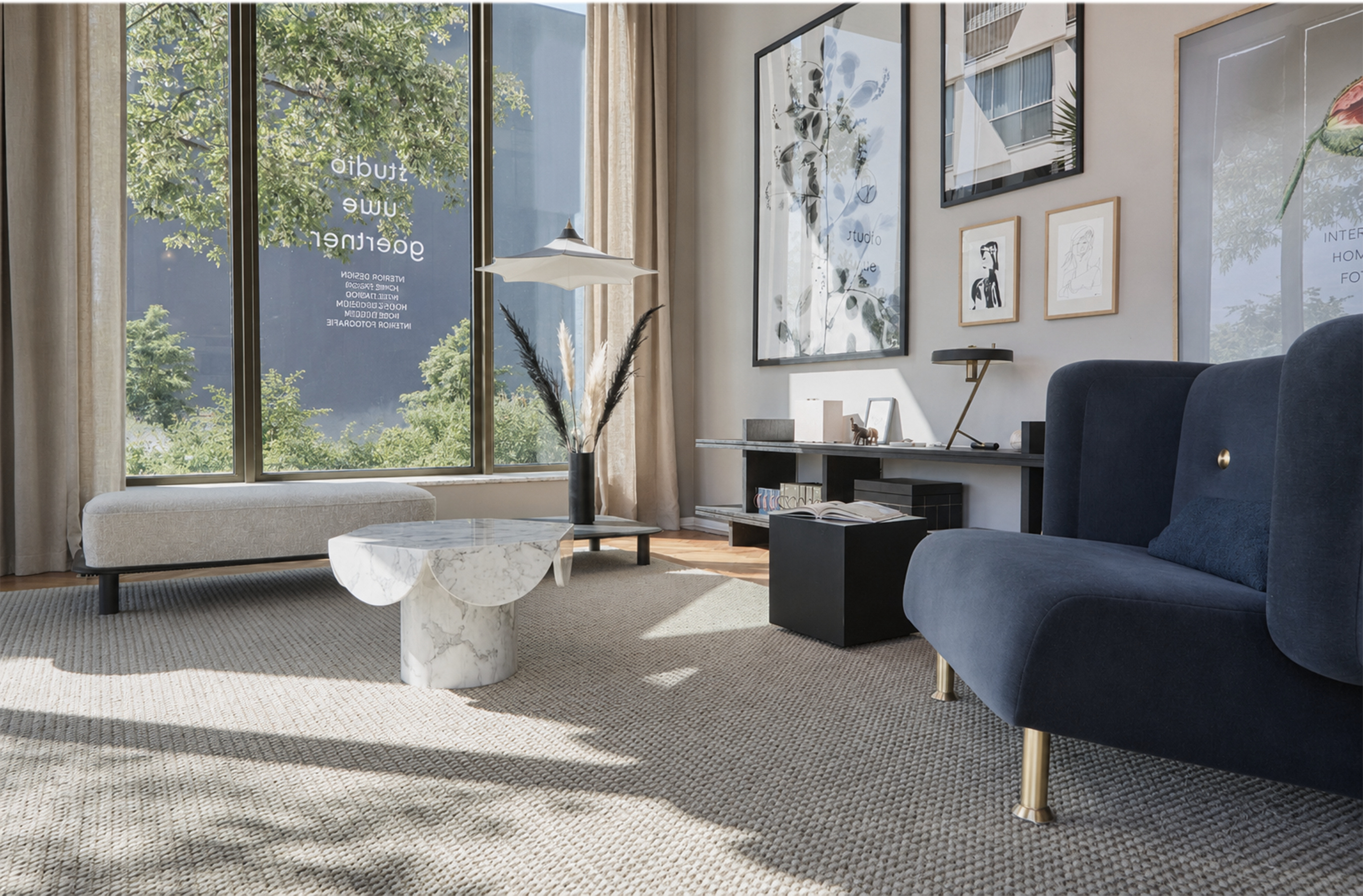 BEL ET BIEN showroom in Hamburg HafenCity