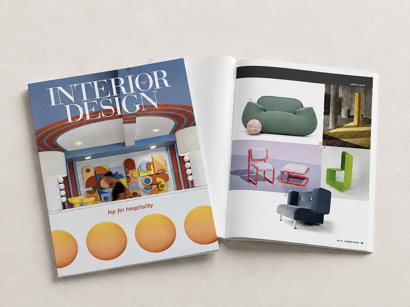 BEL ET BIEN featured in Interior Design magazine